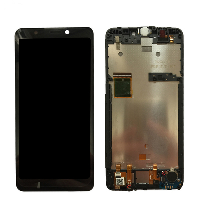 Pièce d'Assemblée de téléphone portable d'écran tactile de convertisseur analogique-numérique d'affichage à cristaux liquides de Wiko Y60 OLED
